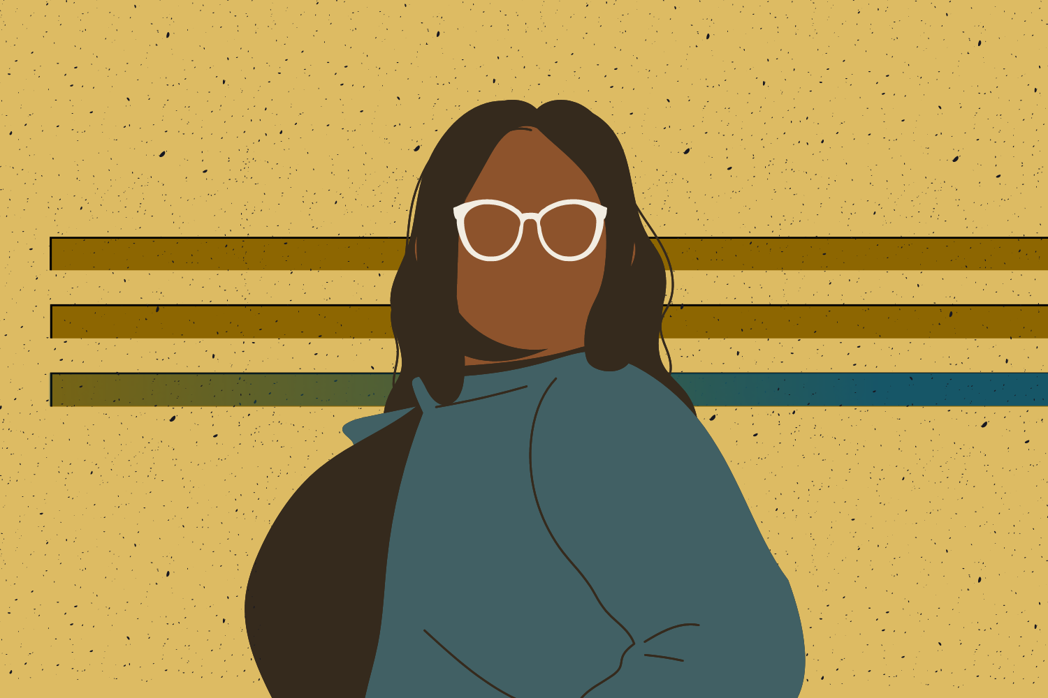 Graphic depicting Peabody College’s Associate Dean for Equity, Diversity and Inclusion Nicole Joseph (Hustler Multimedia/Lexie White).