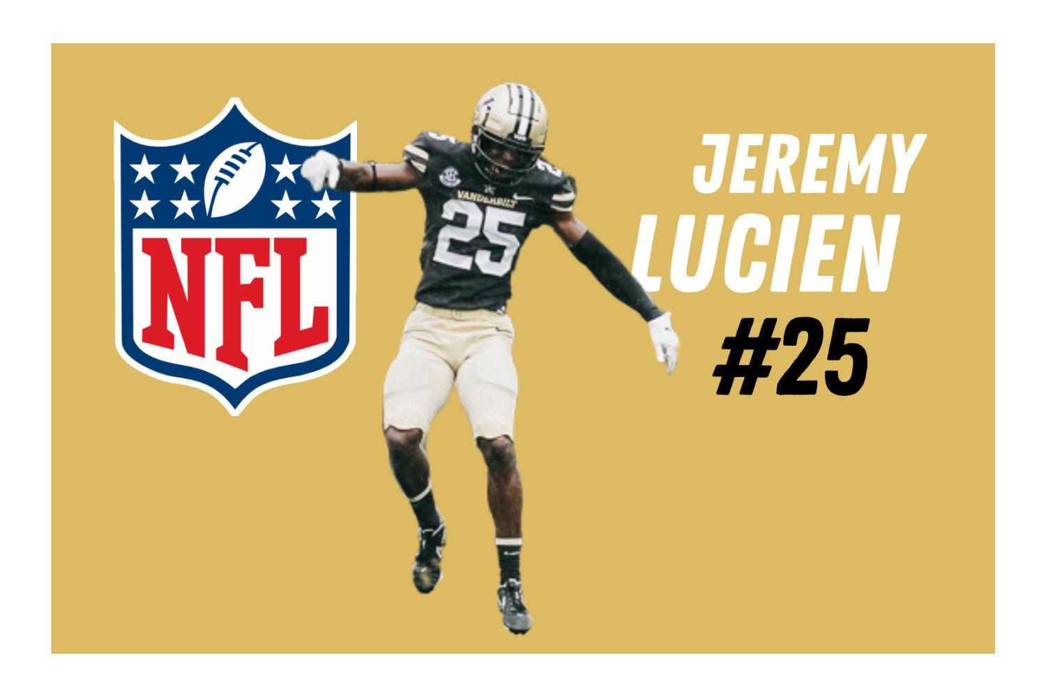 Jeremy Lucien declares for the 2023 NFL Draft (Hustler Multiumedia/Lexie Perez).