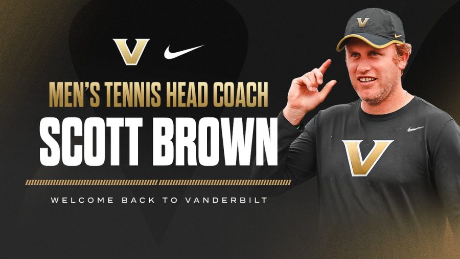 Vanderbilt announced Scott Brown as the next head coach of the Mens Tennis program (Vanderbilt Athletics)