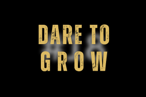 Dare to Grow overlayed on top of a blurry 18 ranking (Hustler Multimedia/Lexie Perez).