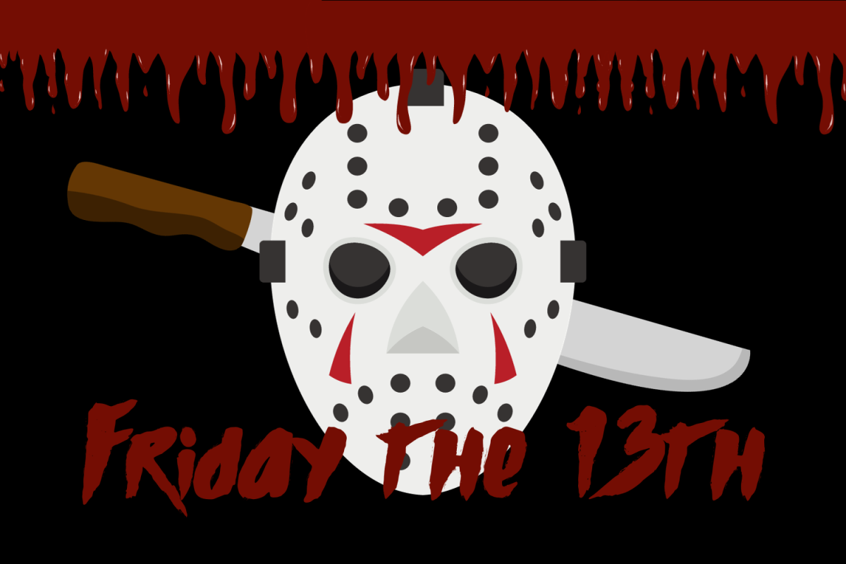 A graphic depicting icons from the “Friday the 13th” franchise (Hustler Multimedia/Sofia El-Shammaa)