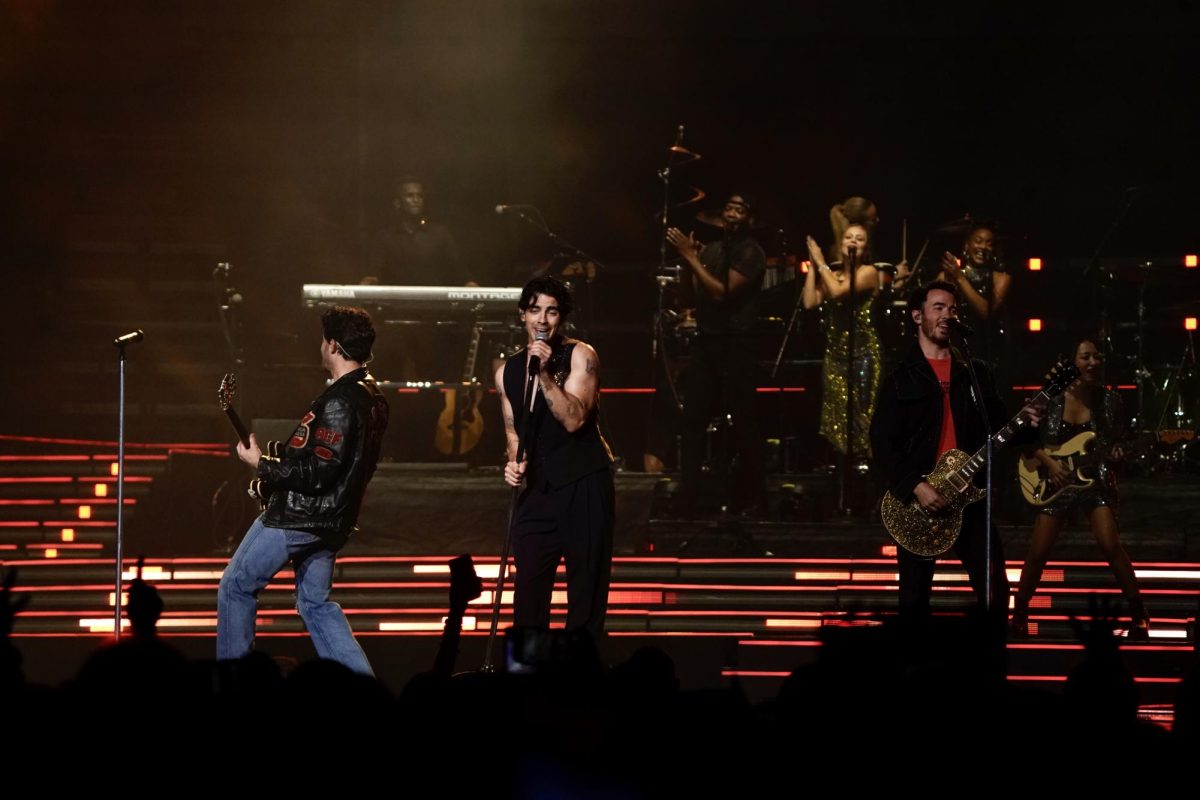 The+Jonas+Brothers+concert+pulled+fans+through+every+emotion+possible+during+their+performance+at+Bridgestone+Arena+on+Oct.+9.%0D%0A