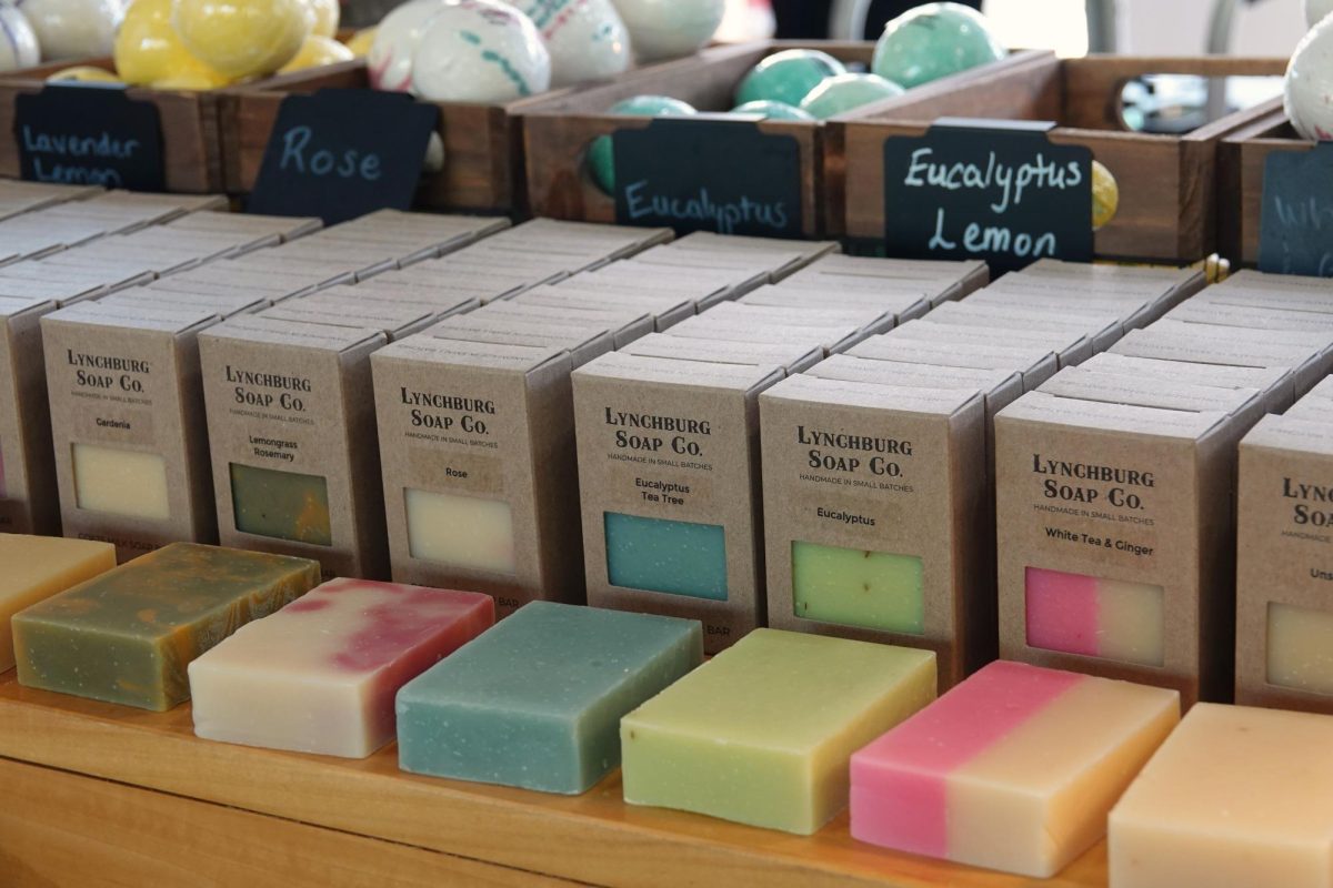 Lynchburg Soap Co. for sale at the Nashville Farmers Market, as photographed on Oct. 1, 2023. (Hustler Multimedia/Abby Hoelscher)