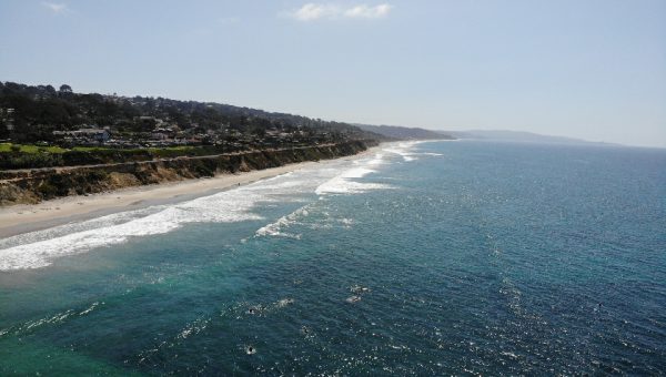 Del Mar beach in San Diego, as photographed on Nov. 18, 2023. (Hustler Multimedia/Drew Nelles)