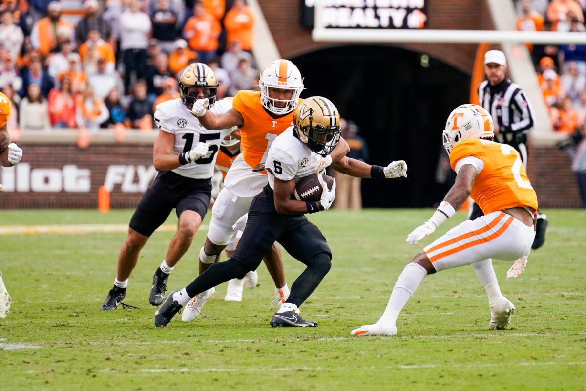 Vanderbilt fell to Tennessee for the fifth straight time on Saturday. (Hustler Multimedia/Barrie Barto)