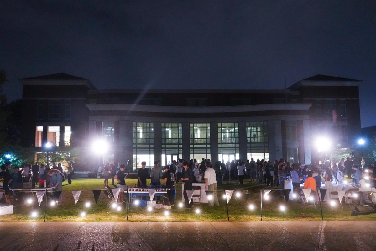Students gather at AASA Night Market on Commons South Patio Lawn, as photographed on Oct. 29, 2023. (Hustler Multimedia/Lana English)