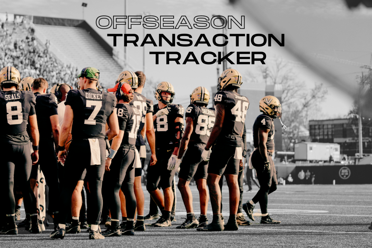Vanderbilts offseason transaction tracker. (Hustler Multimedia/Lexie Perez)
