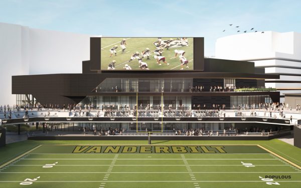 Vanderbilt released the renderings of the field level seating options at FirstBank Stadium on Jan. 16. (Vanderbilt Athletics)
