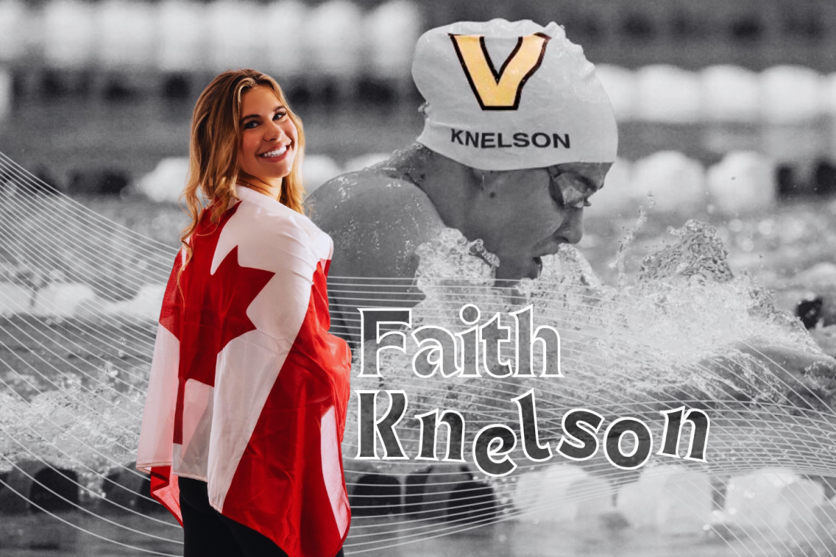 Faith Knelson has become a star in the water for the Vanderbilt Commodores. (Hustler Multimedia/Lexie Perez)