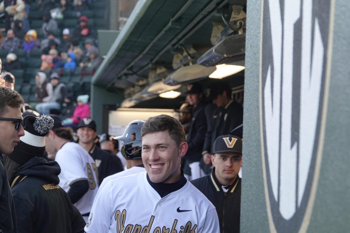 Players smile in the dugout, as photographed on Feb. 17, 2024. (Hustler Multimedia/Ashley Hofflander)