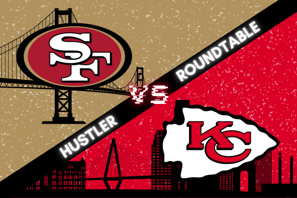The Kansas City Chiefs and San Francisco 49ers will face off in the Super Bowl on Feb. 11, 2024. (Logos courtesy of SportsLogos.net)