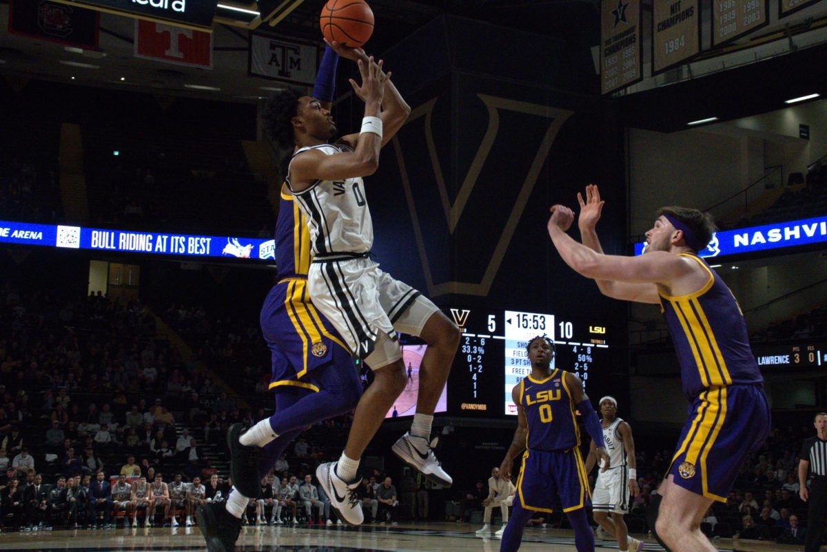 Tyrin Lawrence soars to shoot the ball, as photographed on March 2, 2024. (Hustler Multimedia/Megan Landis)