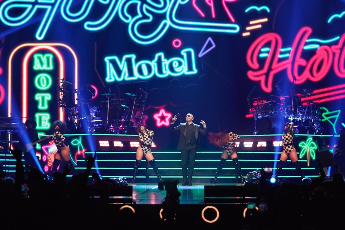 Pitbull performs Hotel Room Service at Bridgestone Arena, as photographed on Feb. 28, 2024. (Hustler Multimedia/Nikita Rohila)