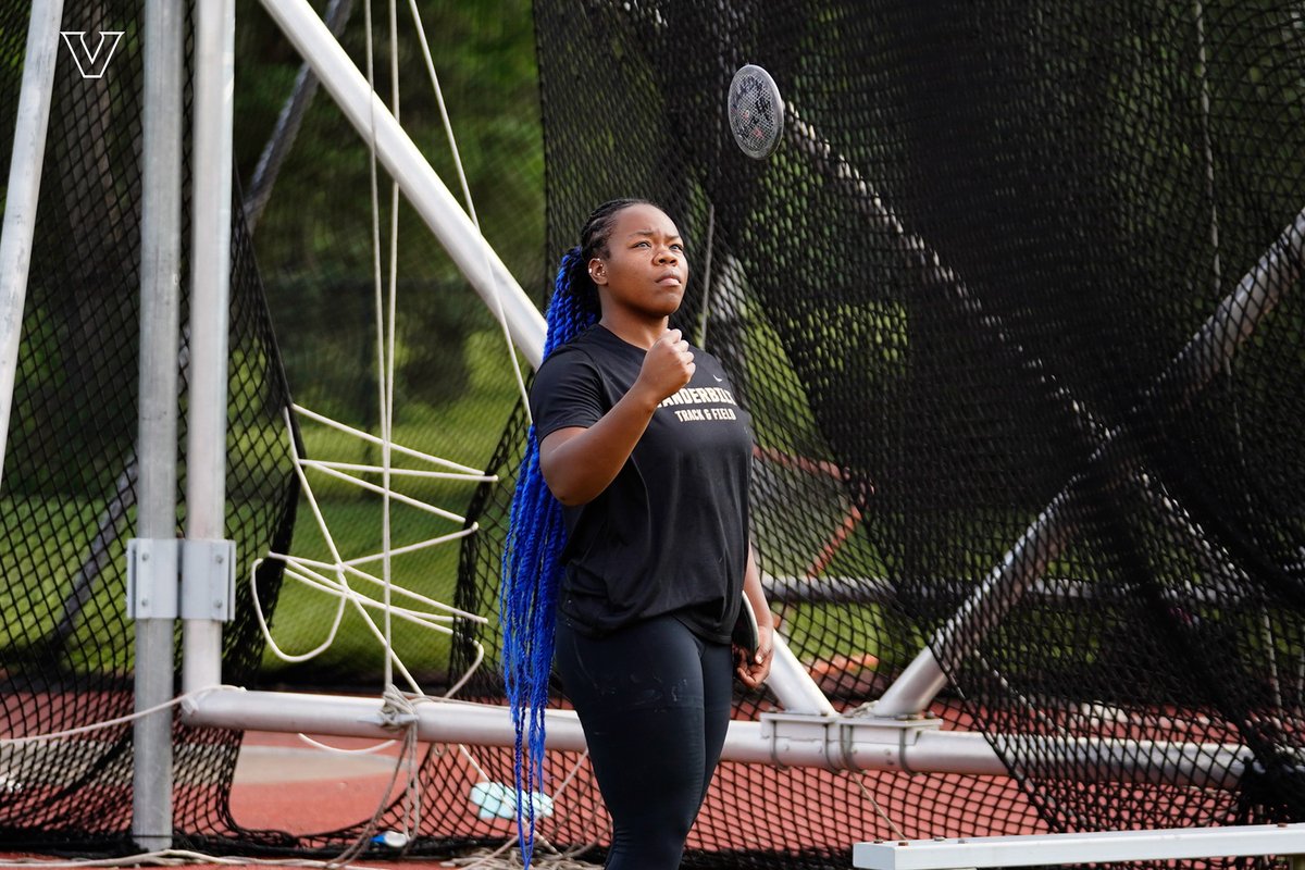 Veronica Fraley qualified for the NCAA Outdoor Championships in both the discus and shot put. (Vanderbilt Athletics)