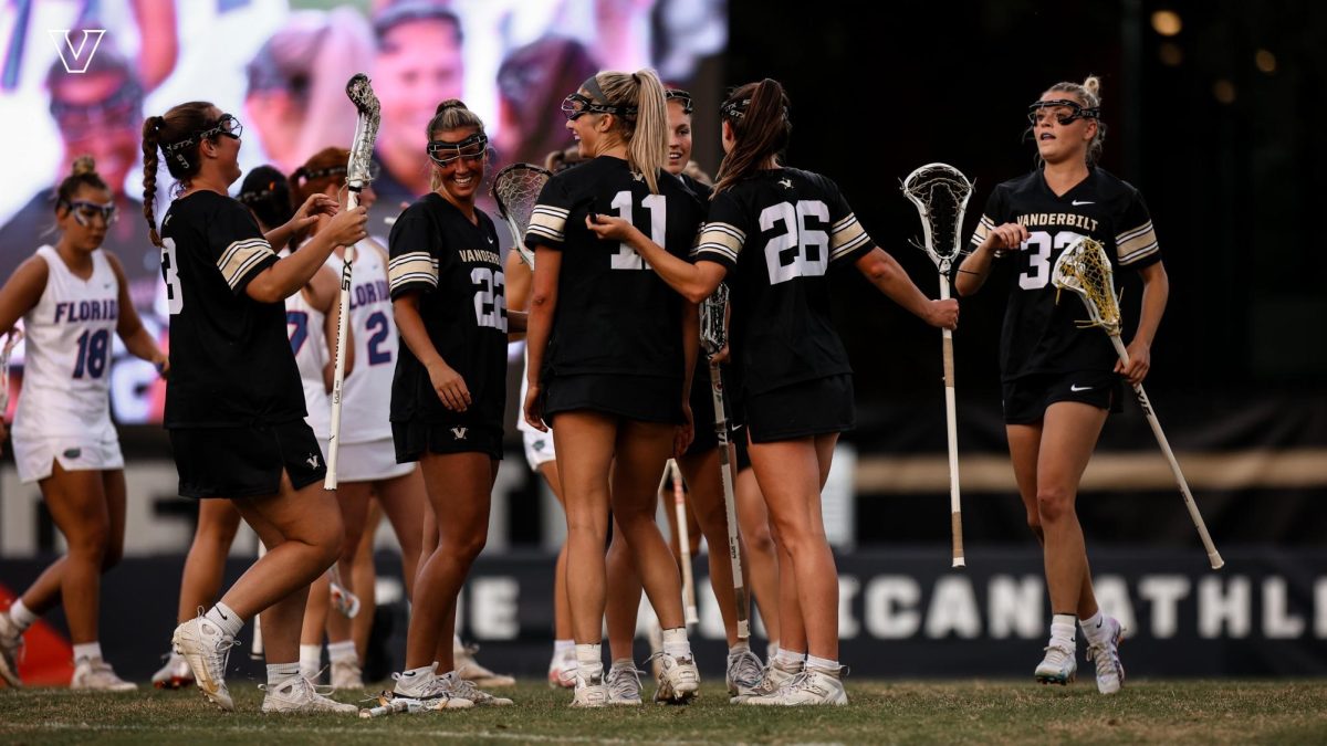The+Commodores+celebrate+a+goal%2C+as+photographed+on+May+2%2C+2024.+%28Vanderbilt+Athletics%29
