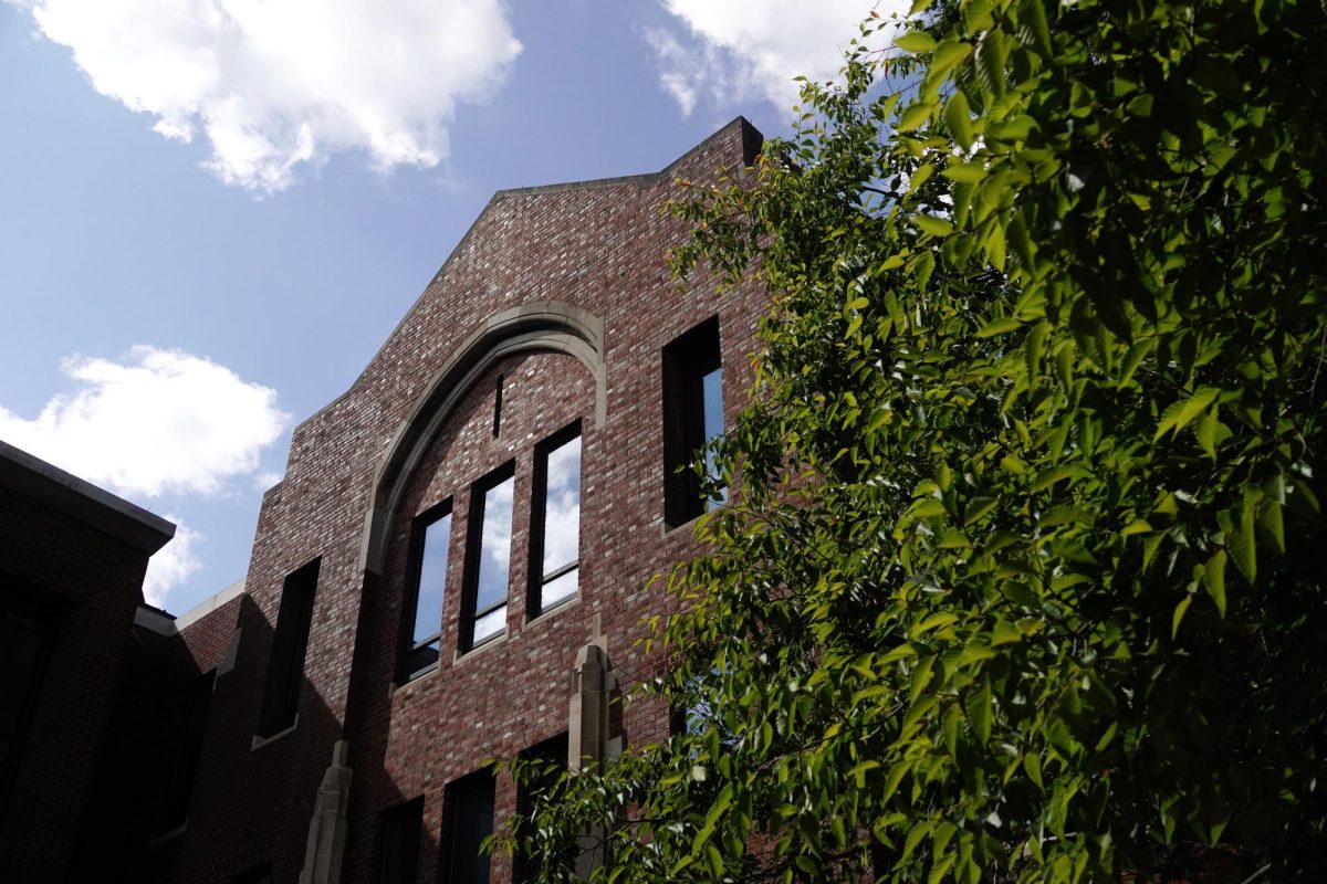 Photograph of Buttrick Hall on a sunny day, as photographed on Aug 19, 2024. (Hustler Multimedia/ George Albu)