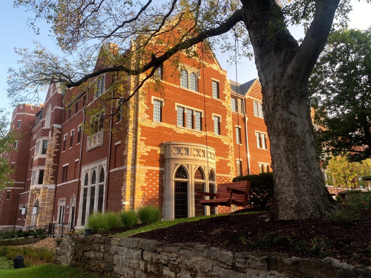 Carmichael College with a swing bench in the foreground, as photographed on Sept. 10, 2024. (Hustler Multimedia/George Albu)