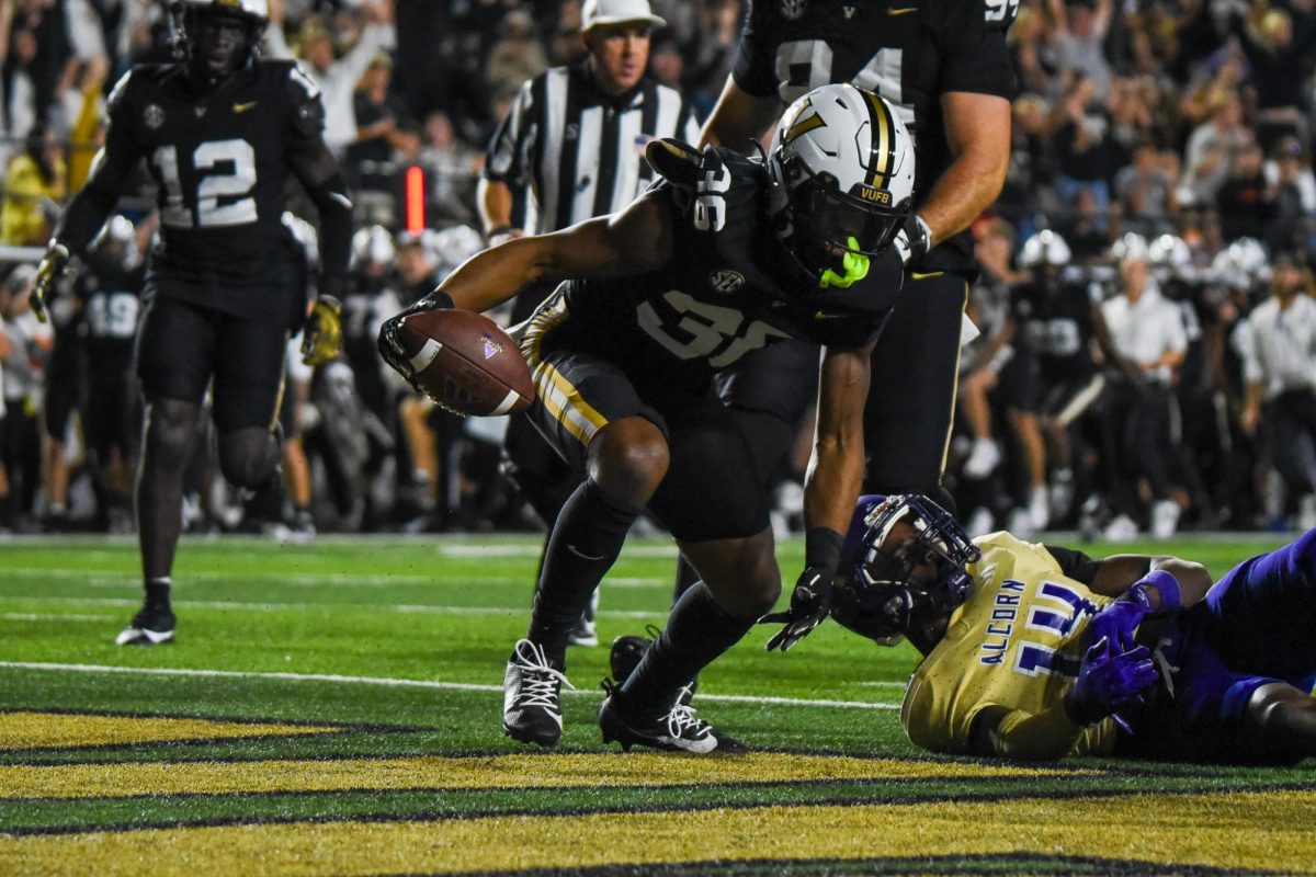 Taco Wright celebrates a pick-six against Alcorn State, as photographed on Sept. 7, 2024. (Hustler Multimedia/Alondra Moya)