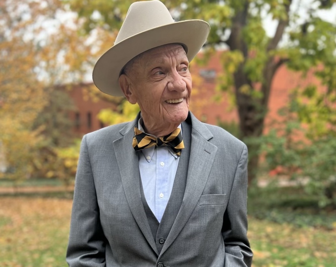 K.C. Potter in his signature outfit, complete with bowtie and Stetson hat. (Photo courtesy of Richard Patrick)