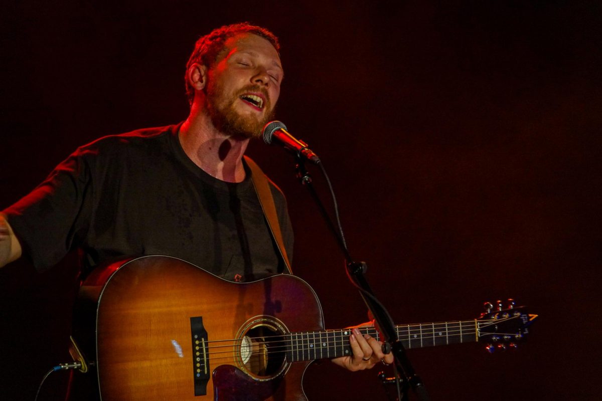 Matt Maeson performs center stage at Exit/In, as photographed on Sept. 24, 2024 (Hustler Multimedia/Nathan Park)