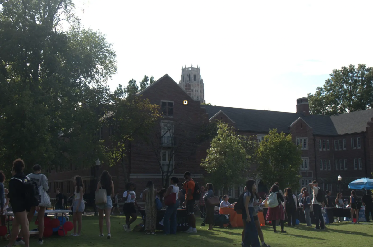 Ballotpalooza on Alumni Lawn, as photographed on Sept. 17, 2024. (Hustler Multimedia/Faiza Islam)