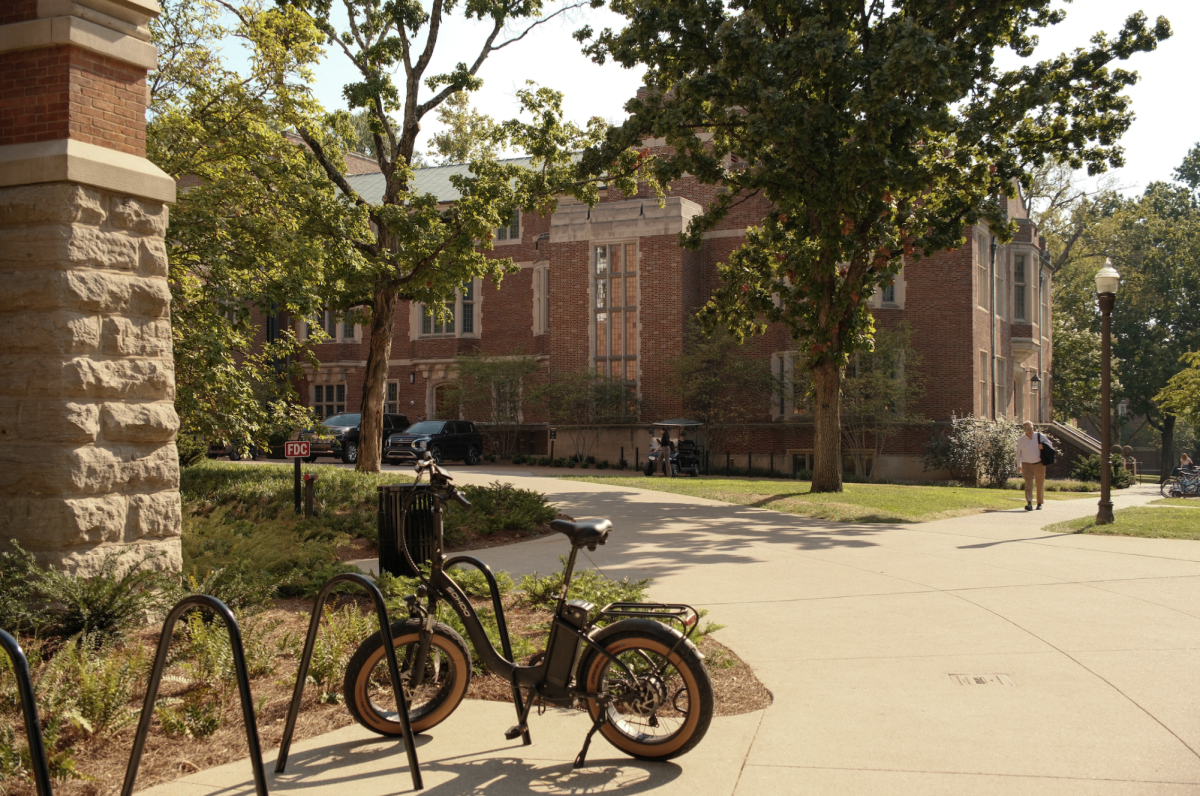 Alumni Hall as seen from Kirkland/EBI, as photographed on Aug. 27, 2024. (Hustler Multimedia/Nafees-ul Haque)