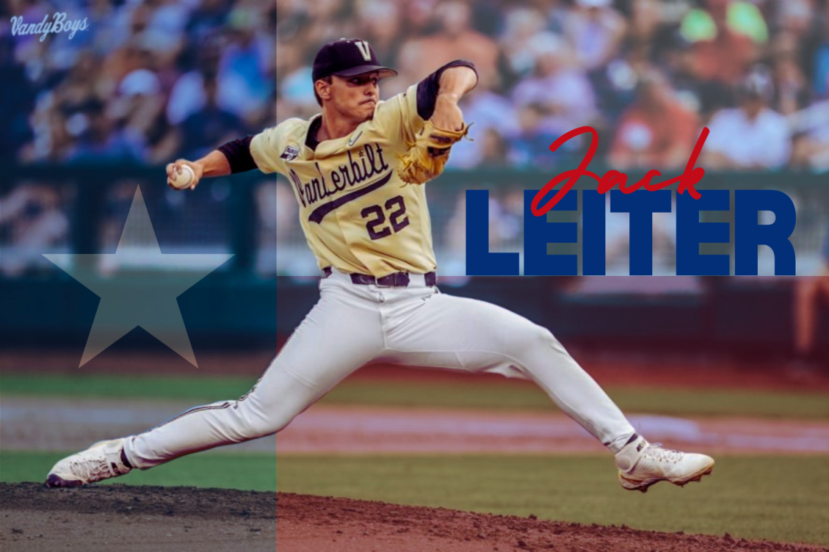 Former Vanderbilt ace Jack Leiter is finishing up his first year in MLB (Hustler Multimedia/Lexie Perez)