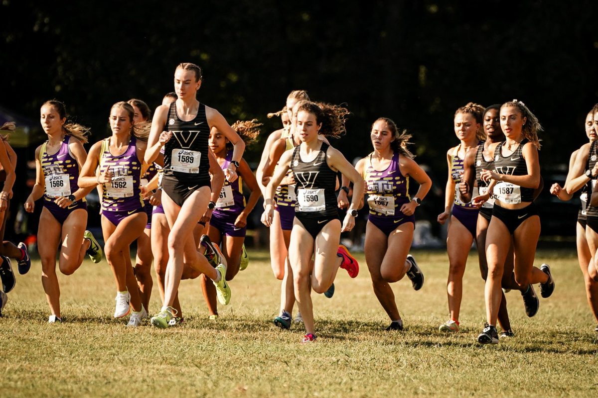 Vanderbilt Cross Country competes in the Belmont Opener, as photographed on Aug/ 30, 2024. (Vanderbilt Athletics)