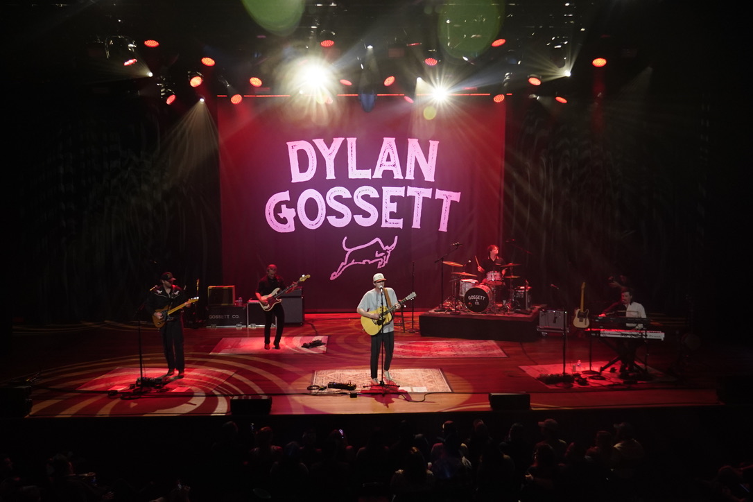 Dylan Gossett and his band perform at the Ryman Auditorium, as photographed on Oct. 23, 2024. (Hustler Multimedia/Sara West)