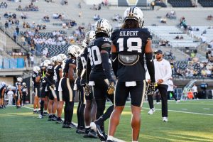 Vanderbilt lines up and practices prior to its game against Alcorn State, as photographed on Sep. 7, 2024. (Hustler Multimedia/Alondra Moya)
