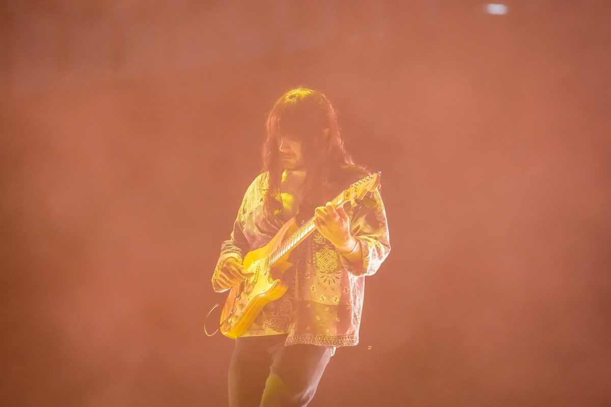 Khruangbin filled the venue with their kaleidoscopic sound for an entrancing Monday night.