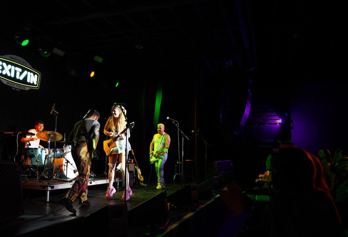 Charly Bliss on stage at Exit/In, as photographed on Oct. 8, 2024. (Hustler Multimedia/George Albu)
