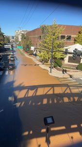 Water seen from the bridge on 21st Ave., as photographed on Nov. 11, 2024. (Photo courtesy of Danni Chacon) 
