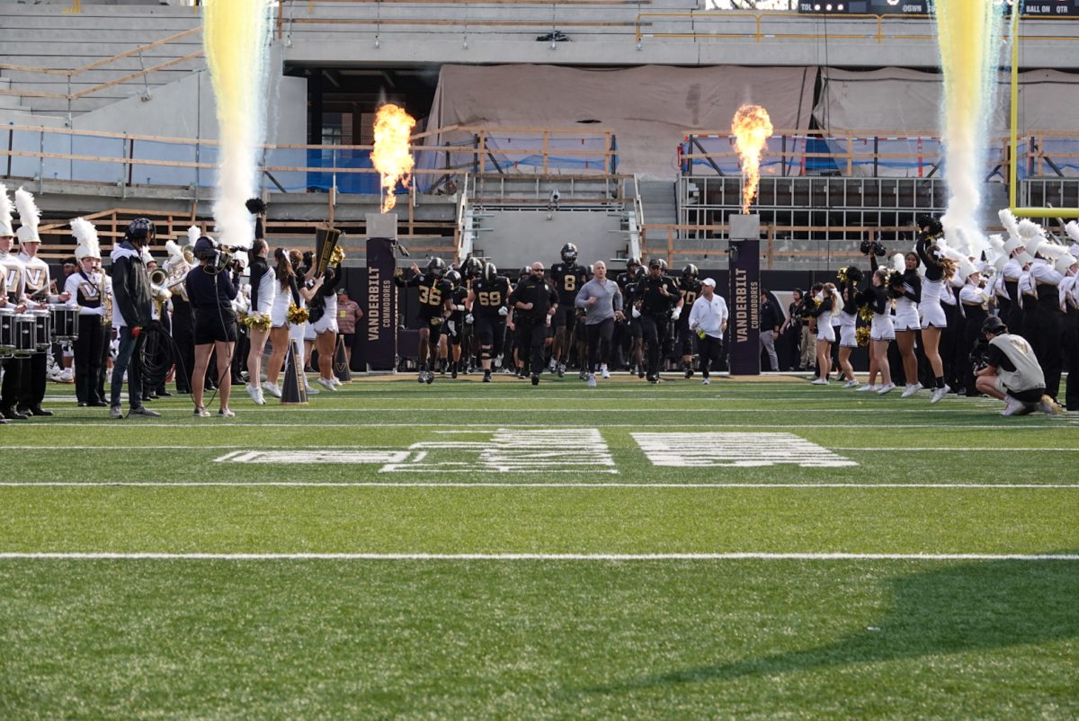 Vanderbilt Football takes the field against Texas, as photographed on Oct. 26, 2024. (Hustler Multimedia/Jackson Blunt)