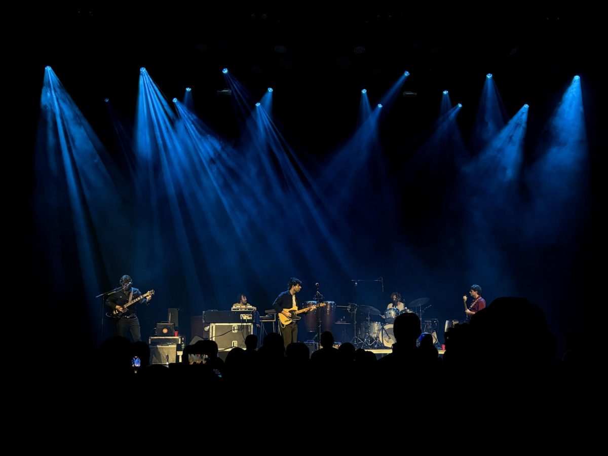 Dawes performs center stage at the Ryman, as photographed on Nov. 10, 2024. (Hustler Multimedia/Nathan Park)