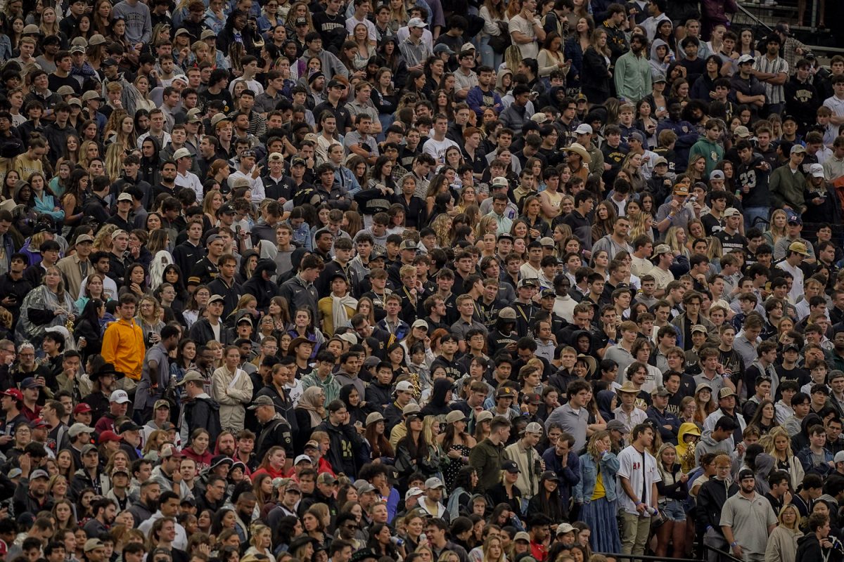 Vanderbilt students watch as the Commodores take on South Carolina, as photographed on Nov. 9, 2024. (Hustler Multimedia/Miguel Beristain)