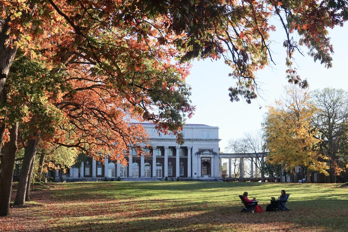 Peabody Lawn in the fall, as photographed on Nov. 20, 2024. (Hustler Multimedia/Izabela Bisiak)
