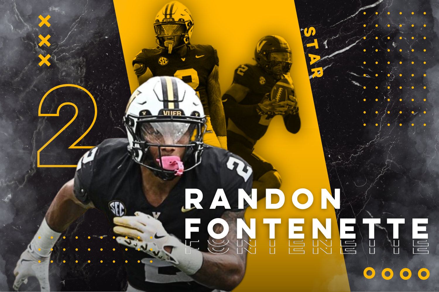 Randon Fontenette has been a pivotal part of Vanderbilt Football's season so far.