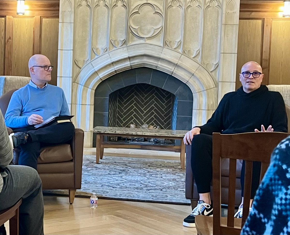 Former NBA player Rex Chapman speaks about his basketball journey amidst struggles with addiction and mental health, as photographed on Jan. 16, 2025. (Hustler Staff/Rhea Patney)