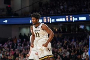 Jaylen Carey celebrates a dunk against Kentucky, as photographed on Jan. 25, 2025. (Hustler Multimedia/Alondra Moya)