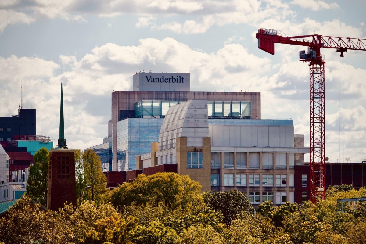 A partial view of the Vanderbilt University Medical Center complex, as photographed on Nov. 18, 2024. (Hustler Multimedia/Royce Yang)