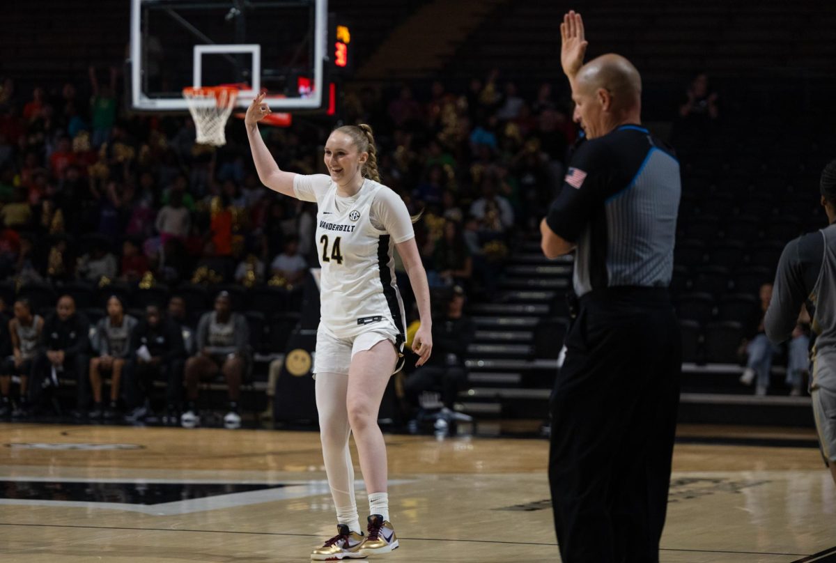 Aga Makurat celebrates a 3-pointer as photographed on Nov. 21, 2025. (Hustler Multimedia/Abbie Bobeck)
