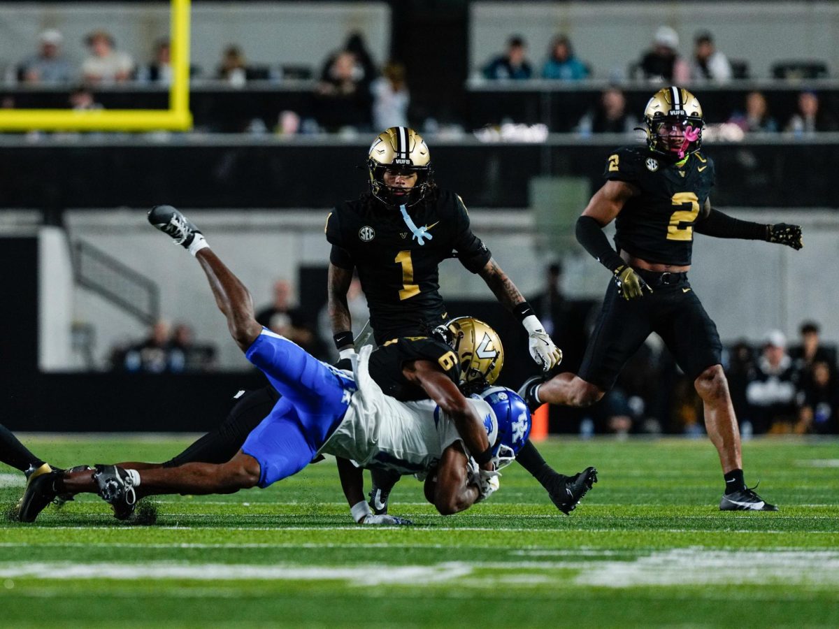 Vanderbilt conquered the Kentucky Wildcats, 45-17, to finish undefeated at home this season. 