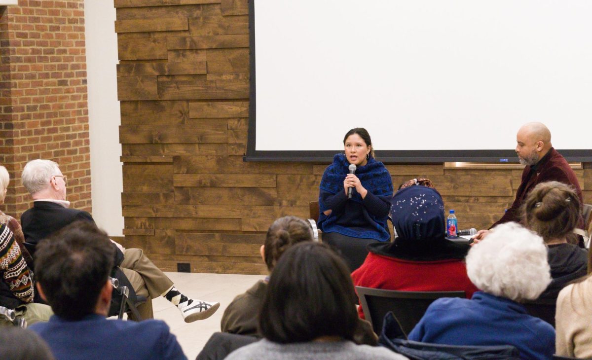 Cathy Carrillo speaks to the audience, as photographed Jan. 13, 2026. (Hustler Multimedia/ George Albu)