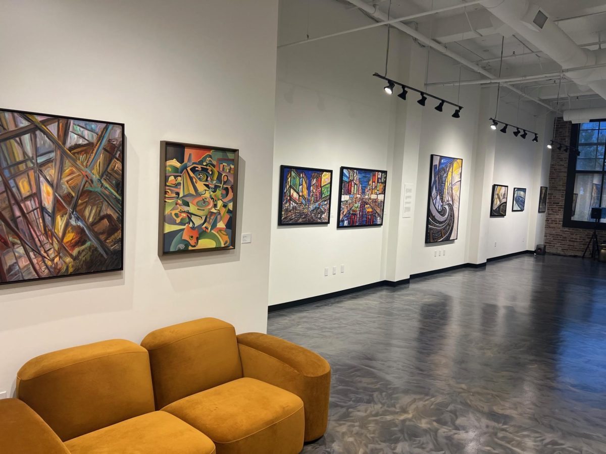 Arthur Robins installation at Soulios Gallery. (Photo courtesy of Soulios Gallery, taken by Matthew Soulios).