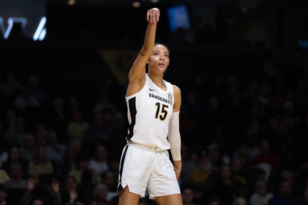 Ndjakalenga Mwenentanda follows through on a shot, as photographed Jan. 8, 2026. (Hustler Multimedia/Abbie Bobeck)