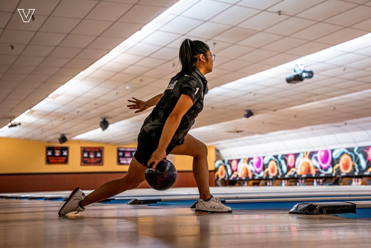 Danielle Henderson prepares to roll, as photographed Jan. 20, 2026. (Vanderbilt Athletics)