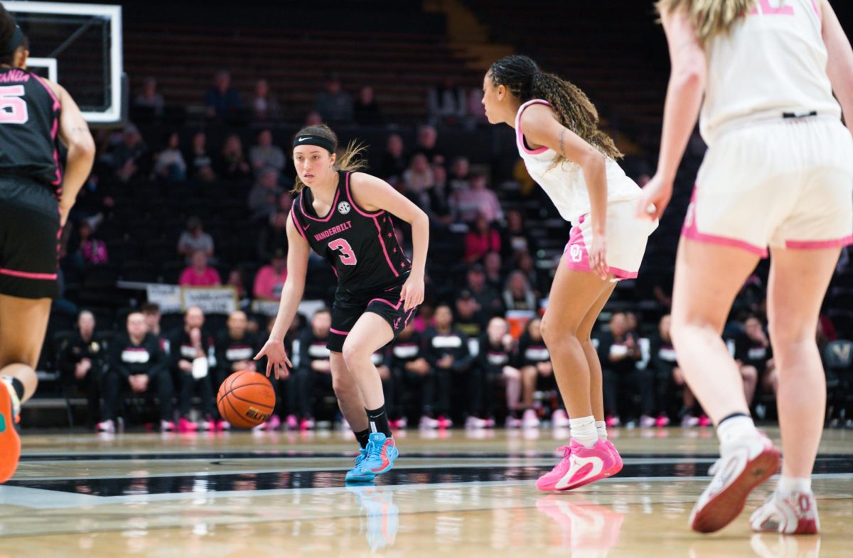 Aubrey Galvan dribbles the ball around a defender, as photographed on Feb. 9, 2026. (Hustler Multimedia/George Albu)
