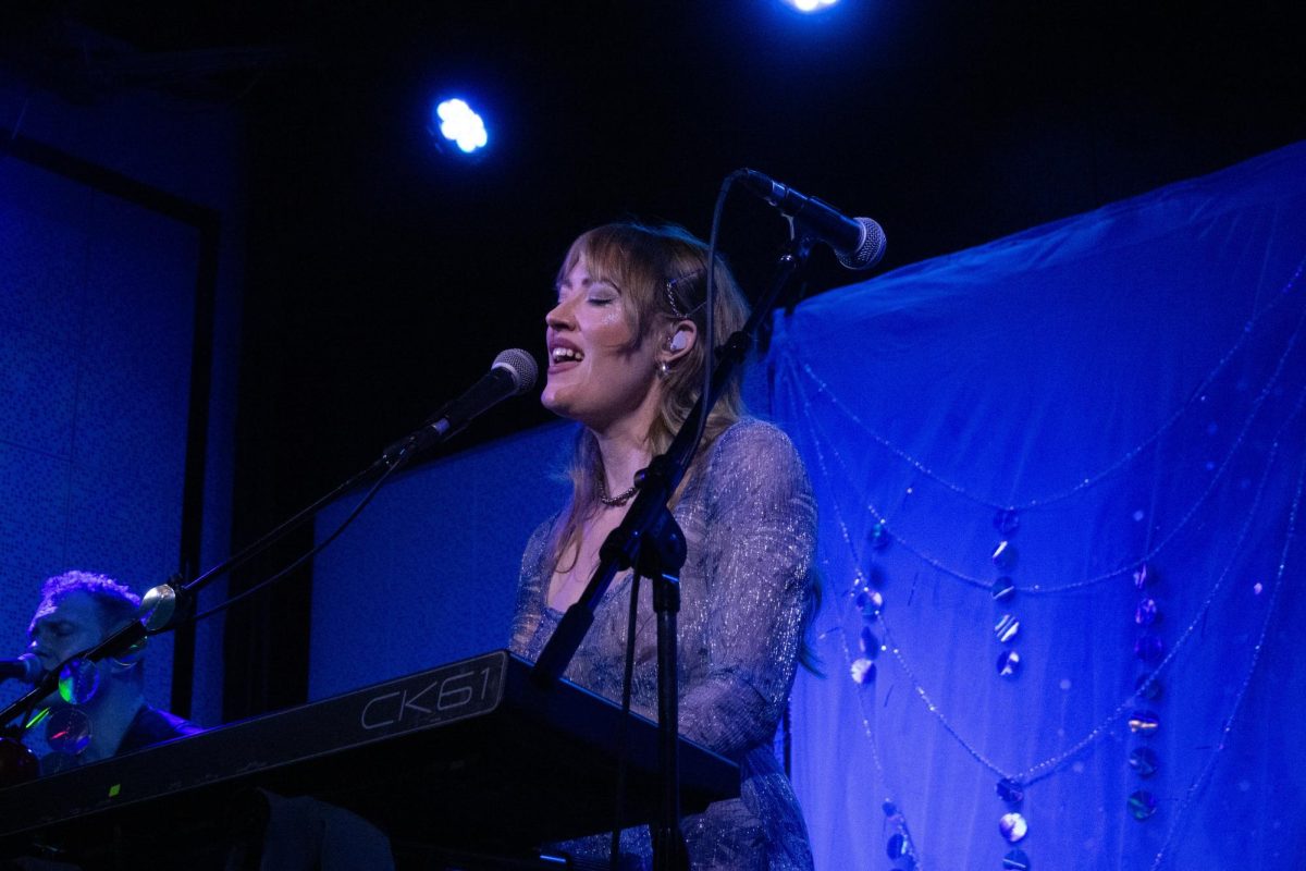 Cornelia Murr enchanted listeners at The Blue Room on her “Last Run to the Center” tour.