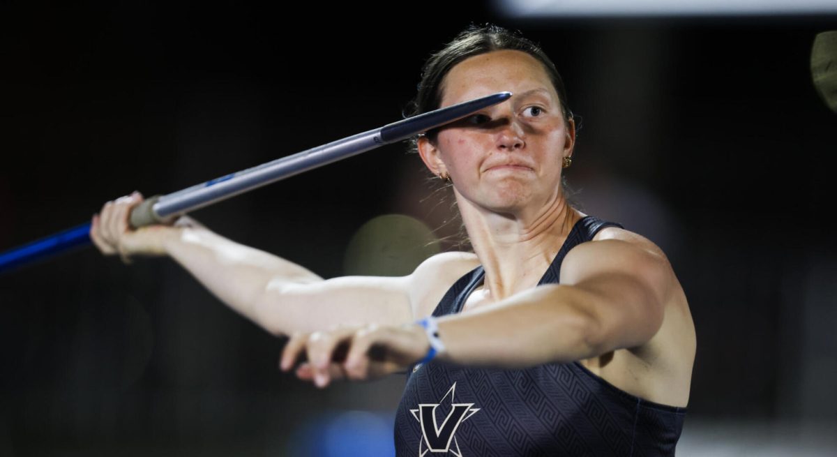 Elizabeth Bailey partakes in the Women's Javelin Throw at the Mt. SAC Relays, photographed April 16, 2026. (Photo Courtesy of Vanderbilt Athletics)